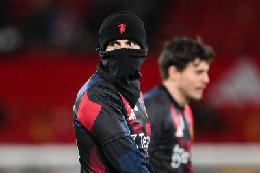 Manchester United takımından Alejandro Garnacho, Birleşik Krallık 'ın Old Trafford kentinde oynanan dördüncü tur müsabakasında, 4.