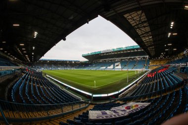 Elland Road, Birleşik Krallık 'ın Leeds Road, Leeds, İngiltere' de oynanan dördüncü tur karşılaşmasında Elland Road 'un genel bir görüntüsü.