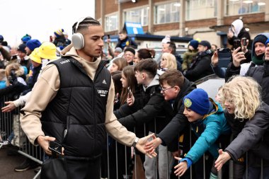 Leeds United takımından Mateo Joseph, 8 Şubat 2025 tarihinde Leeds, İngiltere 'deki Elland Road, Leeds' e karşı oynanan 4.
