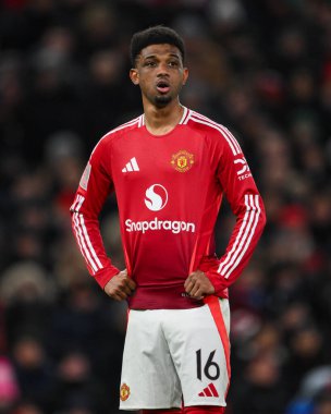 Manchester United 'dan Amad Diallo, Manchester United ile Leicester City arasındaki dördüncü tur karşılaşmasında 7 Şubat 2025 tarihinde Birleşik Krallık' ın Old Trafford kentinde karşılaştı.