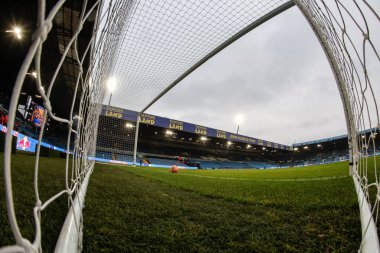 Elland Road, İngiltere 'nin Leeds şehrinde oynanan ve 8 Şubat 2025 tarihinde oynanan, Elland Road, Leeds-Millwall maçında oynanan dördüncü tur karşılaşmasında kaleden Elland Road' a genel bir bakış.