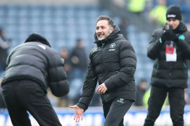 Wolverhampton Wanderers 'ın baş antrenörü Vitor Pereira, 9 Şubat 2025' te Ewood Park, Blackburn, Birleşik Krallık 'ta oynanan 4.