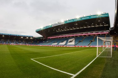 Elland Road, Birleşik Krallık 'ın Leeds Road, Leeds, İngiltere' de oynanan dördüncü tur karşılaşmasında Elland Road 'un genel bir görüntüsü.