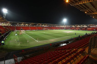 Eco-Power Stadyumu 'nun, Birleşik Krallık' ın Doncaster kentindeki Eco-Power Stadyumu 'ndaki Doncaster Rovers - Crystal Palace maçının dördüncü turu öncesinde genel bir görüntüsü.