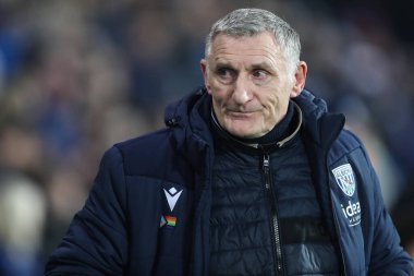 Tony Mowbray, West Bromwich Albion 'un baş antrenörü West Bromwich Albion - Blackburn Rovers - The Hawthorns, West Bromwich, İngiltere, 12 Şubat 2025