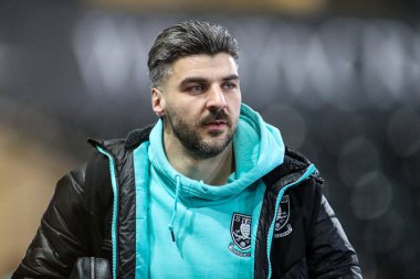 Sheffield 'den Callum Paterson Çarşamba günü, 12 Şubat 2025' te İngiltere 'nin Swansea.com Stadyumu' nda Swansea City ile Sheffield Çarşamba günkü Sky Bet Şampiyonası karşılaşması öncesinde sahaya çıkıyor.