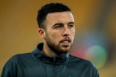 Preston North End 'den Sam Greenwood, 11 Şubat 2025' te İngiltere, Carrow Road 'da Norwich City ve Preston North End arasındaki Sky Bet Şampiyonluk maçından önce Carrow Road' a vardı.