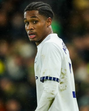 Preston North End takımından Jayden Meghoma 11 Şubat 2025 'te Norwich City, Norwich North End' e karşı oynanan Gökyüzü İddia Şampiyonası maçında görülüyor.