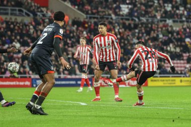 Sunderland 'dan Enzo Le Fe, 12 Şubat 2025' te İngiltere 'nin Sunderland kentinde oynanan Sky Bet Şampiyonası maçında Sunderland-Luton Town maçında 1-0 berabere kaldı.