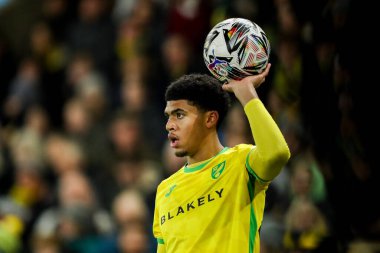 Norwich City 'den Lucien Mahovo 11 Şubat 2025' te Norwich City, Norwich North End 'e karşı oynanan Gökyüzü İddia Şampiyonası maçında