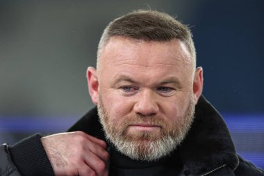 Wayne Rooney UEFA Şampiyonlar Ligi eleme turu sırasında Manchester City ile Real Madrid arasında Etihad Stadyumu, Manchester, İngiltere, 11 Şubat 2025