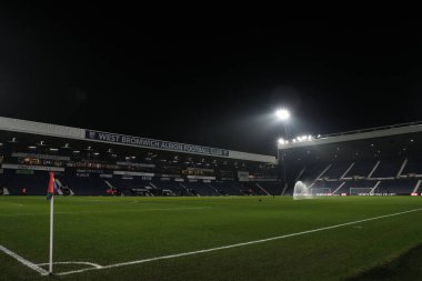 The Hawthorns, West Bromwich Albion 'un evi, West Bromwich Albion maçı öncesinde The Hawthorns, West Bromwich, Birleşik Krallık' ta West Bromwich Albion, Blackburn Rovers 'a karşı.