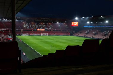 Bramall Lane 'in genel bir görüntüsü, Sheffield United' ın evi Sky Bet Şampiyonası öncesinde Sheffield United ile Middlesbrough Bramall Lane, Sheffield, İngiltere, 12 Şubat 2025