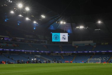 Etihad 'ın UEFA Şampiyonlar Ligi eleme turunda Manchester City - Real Madrid maçı sırasında Etihad Stadyumu, Birleşik Krallık, 11 Şubat 2025