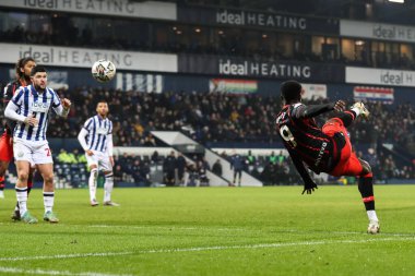 Blackburn Rovers takımından Makhtar Gueye, 12 Şubat 2025 'te İngiltere' de The Hawthorns, West Bromwich, West Bromwich Rovers maçında West Bromwich Albion 'a karşı oynanan maçta 0-1' lik skorla gol attı.