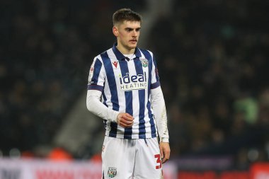 West Bromwich Albion takımının Tom Fellows 'u, 12 Şubat 2025' te West Bromwich Albion, The Hawthorns, West Bromwich, İngiltere 'de Blackburn Rovers maçında