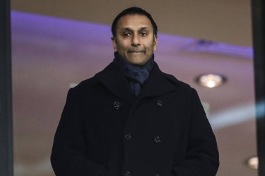West Bromwich Albion 'un başkanı Shilen Patel, 12 Şubat 2025' te İngiltere 'nin başkenti West Bromwich' te oynanan 