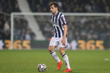 West Bromwich Albion 'dan Jayson Molumby, 12 Şubat 2025' te İngiltere 'nin West Bromwich Albion-Blackburn Rovers maçında maç yapıyor.