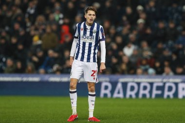 West Bromwich Albion 'dan Isaac Price, West Bromwich Albion ile The Hawthorns, West Bromwich, Birleşik Krallık' ta oynanan West Bromwich Albion maçında, 12 Şubat 2025