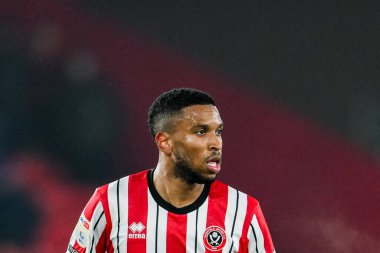 Sheffield United takımından Tyrese Campbell, 12 Şubat 2025 'te Sheffield United ile Middlesbrough arasında oynanan Gökyüzü İddia Şampiyonası maçında izlemektedir.
