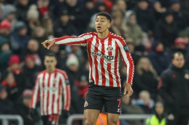 Sunderland 'dan Jobe Bellingham takımına 12 Şubat 2025' te İngiltere 'nin Sunderland şehrinde oynanan Sunderland-Luton Town maçında talimat verdi.