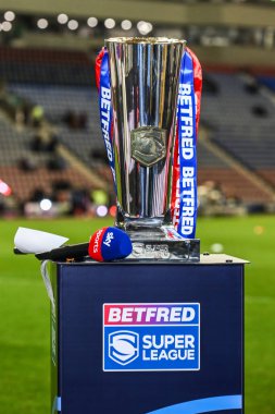 Betfred Süper Lig Kupası, 13 Şubat 2025 'te İngiltere' nin Wigan kentinde oynanan The Brick Community Stadyumu 'nda oynanan Wigan Warriors - Leigh Leopards maçı öncesinde oynanacak.