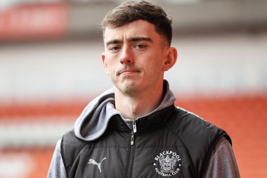Blackpool 'dan Harry Tyrer, 15 Şubat 2025' te Blackpool, Blackpool 'daki Blackpool Mansfield Town maçında sahaya çıktı.