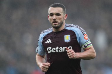 Aston Villa 'dan JohnMcGinn Premier Lig maçında Aston Villa, Ipswich Town' a karşı, Birmingham, Birleşik Krallık Villa Parkı, 15 Şubat 2025