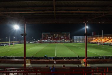 Sewell Group Craven Parkı 'nın, Betfred Süper Lig Raundu' nun önünde Hull KR, Castleford Tigers 'a karşı Sewell Group Craven Park, Kingston üzerine Hull, Birleşik Krallık' ta 14 Şubat 2025 'te oynanan karşılaşma öncesi genel bir görüntüsü.