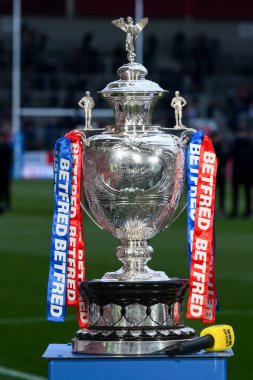 Yarışma Kupası Kupası kupası, 15 Şubat 2025 'te St Helens-Salford Red Devils maçında oynanacak Betfred Süper Lig Turu öncesinde oynanacak.