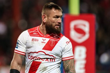 Hull KR 'dan Jared Waerea-Hargreaves, 1. Betfred Süper Lig karşılaşmasında Hull KR, Castleford Tigers' a karşı Sewell Group Craven Park, Kingston üzerine Hull, Birleşik Krallık, 14 Şubat 2025