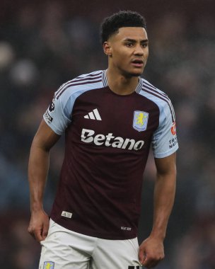Aston Villa 'dan Ollie Watkins Premier Lig karşılaşmasında Aston Villa ile Ipswich Town arasında 15 Şubat 2025' te Birmingham, Villa Park 'ta oynanan karşılaşma sırasında