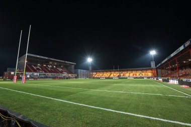 Sewell Group Craven Parkı 'nın, Betfred Süper Lig Raundu' nun önünde Hull KR, Castleford Tigers 'a karşı Sewell Group Craven Park, Kingston üzerine Hull, Birleşik Krallık' ta 14 Şubat 2025 'te oynanan karşılaşma öncesi genel bir görüntüsü.