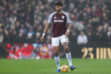 Aston Villa takımından Tyrone Mings, 15 Şubat 2025 'te İngiltere' nin Birmingham kentinde oynanan Premier Lig maçı sırasında Villa Villa-Ipswich Town maçında rol aldı.
