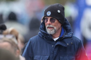 Premier Lig maçı sırasında taraftarlar Leicester City ve Arsenal 'e karşı King Power Stadyumu, Leicester, İngiltere, 15 Şubat 2025