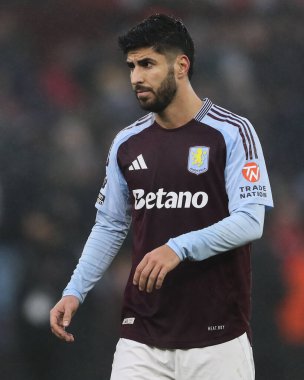 Aston Villa 'dan Marco Asensio Premier Lig maçında Aston Villa, Ipswich Town' a karşı, Birmingham, Birleşik Krallık Villa Parkı 'nda, 15 Şubat 2025