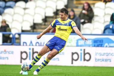 Warrington Wolves 'tan Stefan Ratchford, 16 Şubat 2025' te John Smith 'in Stadyumu' nda oynanan 1. Betfred Süper Lig karşılaşmasında John Smith 'in Warrington Wolves' a karşı oynadığı maçta gol attı.