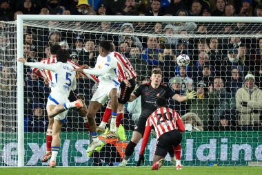 Leeds United takımından Pascal Struijk, 17 Şubat 2025 'te Leeds Road, İngiltere' de oynanan Sky Bet Sunderland maçında 1-1 berabere kaldı.