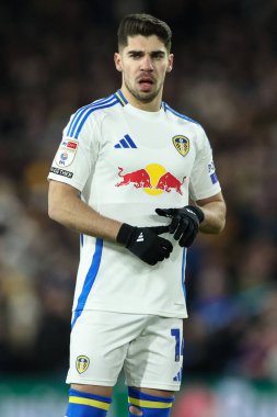 Leeds United takımından Malikane Solomon 17 Şubat 2025 'te Leeds Road, İngiltere' de Leeds United ile Sunderland maçında karşılaştı.