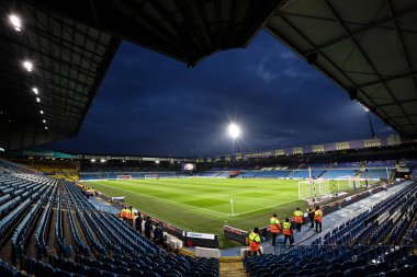 Elland Road 'un Gök Bahis Şampiyonası öncesinde Leeds United' ın Sunderland 'a karşı oynadığı 17 Şubat 2025 tarihli Elland Road, Leeds, İngiltere maçının genel görüntüsü.