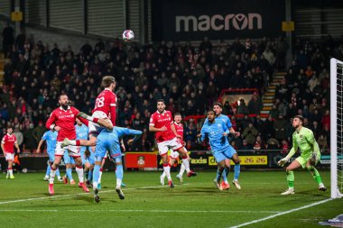 Wrexham 'dan Sam Smith 18 Şubat 2025' te Wrexham, SToK Cae Ras, Wrexham, İngiltere 'de Leyton Orient' e karşı oynadığı Gökyüzü İddia Ligi 1 maçında gol attı.