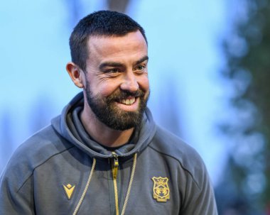 Wrexham 'dan James McClean, 18 Şubat 2025' te Wrexham-Leyton Orient maçında Wrexham 'a karşı SToK Cae Ras, Wrexham, İngiltere