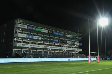 DIY Kitchens Stadyumu, Betfred Süper Lig 2. raundu öncesinde Wakefield Trinity vs Hull KR ile DIY Kitchens Stadyumu, Wakefield, İngiltere, 20 Şubat 2025