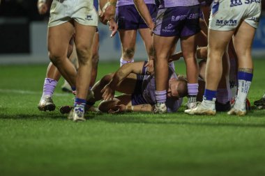 Hull KR 'dan Mikey Lewis, 20 Şubat 2025' te Wakefield, Wakefield, Birleşik Krallık 'taki DIY Kitchens Stadyumu' nda oynanan Betfred Süper Lig 2.