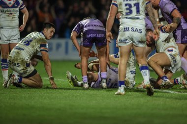 Hull KR 'dan Mikey Lewis, 20 Şubat 2025' te Wakefield, Wakefield, Birleşik Krallık 'taki DIY Kitchens Stadyumu' nda oynanan Betfred Süper Lig 2.