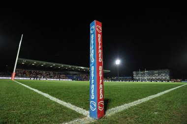 DIY Kitchens Stadyumu, Betfred Süper Lig 2. raundu öncesinde Wakefield Trinity vs Hull KR ile DIY Kitchens Stadyumu, Wakefield, İngiltere, 20 Şubat 2025