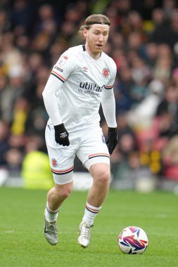 Luton Town 'dan Josh Bowler Gökyüzü İddia Şampiyonası maçında Watford, Luton Town' a karşı Vicarage Road, Watford, Birleşik Krallık, 23 Şubat 2025