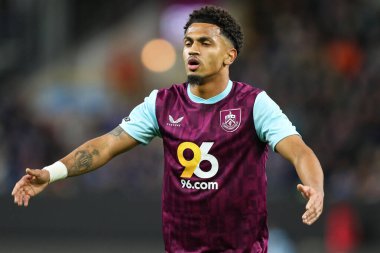 Burnley takımından Marcus Edwards, Burnley ile Sheffield maçında 21 Şubat 2025 'te oynanan Turf Moor, Burnley, İngiltere maçında.