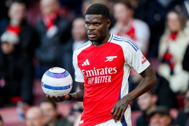 Thomas of Arsenal, 22 Şubat 2025 tarihinde Birleşik Krallık 'taki Emirates Stadyumu' nda oynanan Premier League maçında Arsenal ile West Ham United karşı karşıya geldi.