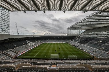 Premier Lig karşılaşması öncesinde St. James Park 'ın genel görünümü Newcastle United ile Nottingham Ormanı arasındaki St. James' s Park, Newcastle, İngiltere, 23 Şubat 2025